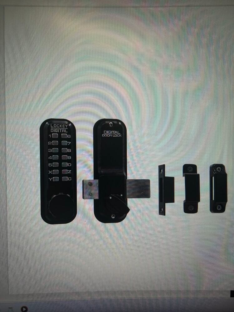 Lockey mechanical keyless digital door lock and hardware